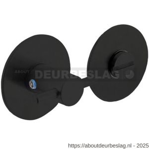 Intersteel 3403 WC-sluiting zelfklevend diameter 55x2 mm met stift 5x5 mm structuur zwart - R26006792 - afbeelding 1