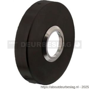 Intersteel 3410 rozetten verdekt diameter 53x10 mm structuur zwart - R26008274 - afbeelding 1