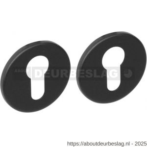 Intersteel Living 3431 cilinderrozetten verdekt diameter 53x5 mm structuur zwart - R26011094 - afbeelding 1
