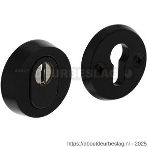 Intersteel Living 3750 SKG3 veiligheidsrozetten rond diameter 60x15 mm profielcilindergat met kerntrekbeveiliging zwart - R26008286 - afbeelding 1