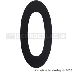 Intersteel Living 4020 huisnummer 0 150 mm RVS-structuur zwart - R26006816 - afbeelding 1
