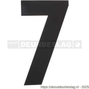 Intersteel Living 4021 huisnummer 7 XXL hoogte 500 mm RVS structuur zwart - R26009193 - afbeelding 1