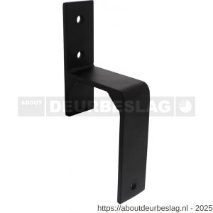Intersteel Living 4501 set van 5 wandsteunen voor parallel geplaatste schuifdeuren mat zwart - R26008322 - afbeelding 1