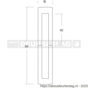 Intersteel Living 4540 sierhuls stomp 40x40 mm mat zwart - R26000016 - afbeelding 2