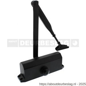 Intersteel Living 4801 deurdranger 122 met schaararm 179x42x64 mm zwart - R26007235 - afbeelding 1