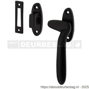 Intersteel Living 5614 raamsluiting Dudok rechts met sluitplaat en sluithaak zwart - R26009207 - afbeelding 1
