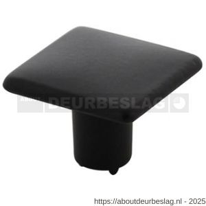 Intersteel Living 8478 meubelknop vierkant vlak 26x26 mm zwart - R26009218 - afbeelding 1