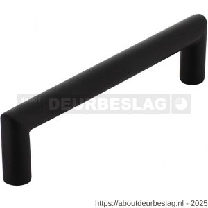 Intersteel Living 8926 meubelgreep hoek 90 graden diameter 13x141 mm boormaat 128 mm zwart - R26009222 - afbeelding 1