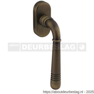 Intersteel 6170 raamkruk Helena op ovaal rozet gebruineerd - R26008364 - afbeelding 1