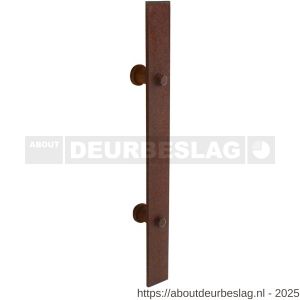 Intersteel 4501 deurgreep plat 400x40 mm voor schuifdeur antiek finish - R26007749 - afbeelding 1
