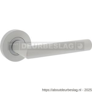 Intersteel Living 1693 deurkruk Bastian op rozet verdekt diameter 52x10 mm met nokken wit - R26009231 - afbeelding 1