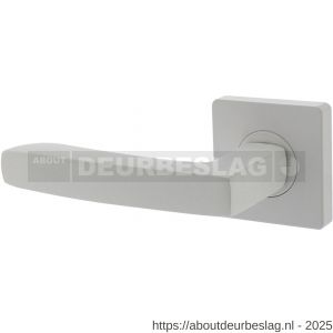 Intersteel 1712 deurkruk gatdeel links Minos op rozet verdekt 55x55x10 mm met nokken wit - R26009236 - afbeelding 1
