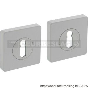 Intersteel Living 3185 sleutelrozetten verdekt 55x55x10 mm met nokken wit - R26011009 - afbeelding 1