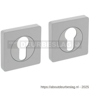 Intersteel Living 3185 cilinderrozetten verdekt 55x55x10 mm met nokken wit - R26011010 - afbeelding 1