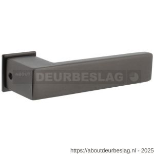 Intersteel Living 0922 deurkruk Amsterdam met rozet zelfklevend 30x30x3 mm antraciet grijs - R26010350 - afbeelding 1