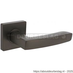 Intersteel Living 1712 deurkruk Minos op rozet verdekt 55x55x10 mm met nokken antraciet grijs - R26009991 - afbeelding 1