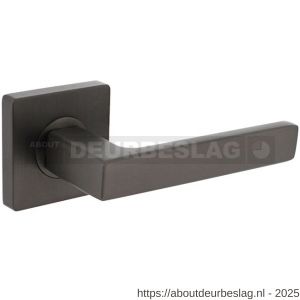 Intersteel Living 1713 deurkruk Hera op rozet verdekt 55x55x10 mm met nokken antraciet grijs - R26009997 - afbeelding 1