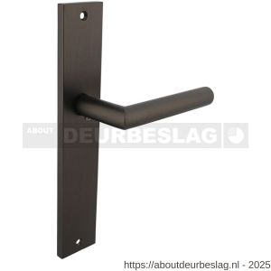 Intersteel 1743 deurkruk gatdeel rechts Bastian op schild rechthoekig 245x45 mm blind antraciet grijs - R26010412 - afbeelding 1