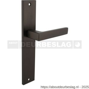 Intersteel 1744 deurkruk gatdeel rechts Hera op schild rechthoekig 245x45 mm blind antraciet grijs - R26010425 - afbeelding 1