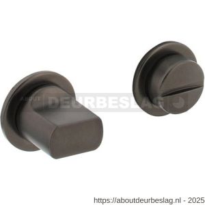 Intersteel Living 3438 WC-sluiting zelfklevend diameter 30x3 mm met stift 8x8 mm antraciet grijs - R26010439 - afbeelding 1