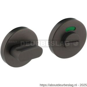 Intersteel Living 3512 WC-sluiting verdekt diameter 53x8 mm met nokken en stift 8x8 mm antraciet grijs - R26010443 - afbeelding 1