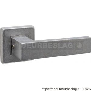 Intersteel 0612 deurkruk gatdeel Amsterdam op rozet verdekt 53x53X10 mm RVS getrommeld - R26011259 - afbeelding 1