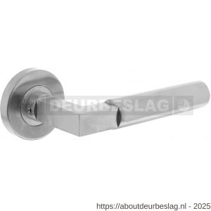 Intersteel Essentials 0379 deurkruk Baustil op rozet verdekt diameter 53x8 mm met nokken EN 1906/4 RVS - R26005254 - afbeelding 1