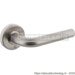 Intersteel 0570 deurkruk gatdeel Luzern op rozet verdekt diameter 53x10 mm RVS - R26000740 - afbeelding 1