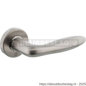 Intersteel Living 0587 deurkruk Jupiter op rozet verdekt diameter 53x10 mm RVS - R26000475 - afbeelding 1