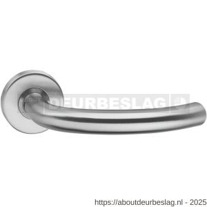 Intersteel 0605 deurkruk gatdeel Half rond op rozet verdekt diameter 53x10 mm RVS - R26000752 - afbeelding 1