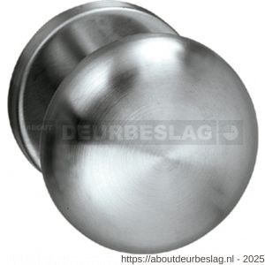 Intersteel 0610 deurkruk gatdeel Paddenstoel RVS - R26001457 - afbeelding 1