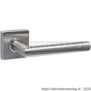 Intersteel 0611 deurkruk gatdeel Jura op rozet verdekt 53x53X10 mm RVS - R26011265 - afbeelding 1