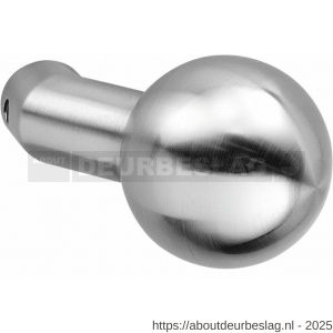 Intersteel 0614 deurkruk gatdeel Bol-schuin RVS - R26001459 - afbeelding 1