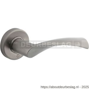 Intersteel 0619 deurkruk gatdeel rechts Vlinder op rozet verdekt diameter 53x10 mm RVS - R26000499 - afbeelding 1
