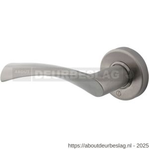 Intersteel 0619 deurkruk gatdeel links Vlinder op rozet verdekt diameter 53x10 mm RVS - R26000500 - afbeelding 1