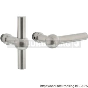 Intersteel 0633 deurkruk L/T bol RVS - R26007470 - afbeelding 1