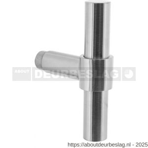Intersteel 0633 deurkruk gatdeel T-recht model voor espagnolet RVS - R26005289 - afbeelding 1