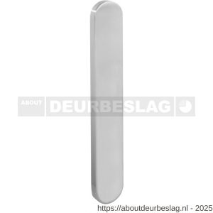 Intersteel 0660 schild XL ovaal verdekt 278x40x10 mm geheel blind RVS - R26005298 - afbeelding 1