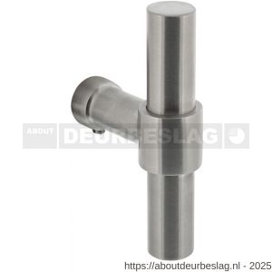 Intersteel 0671 deurkruk gatdeel T-model recht RVS - R26005313 - afbeelding 1