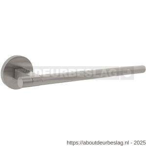 Intersteel 0719 deurkruk Shiraat by Grand en Johnson op rozet éénzijdig verdekt rechts diameter 55x8 mm RVS - R26011177 - afbeelding 1