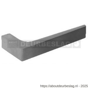 Intersteel 0722 deurkruk gatdeel rechts Moors nummer 1 met rozet verdekt 50x50x5 mm met nokken RVS - R26001507 - afbeelding 1