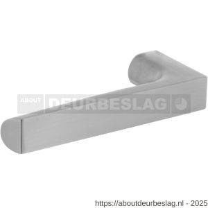 Intersteel 0722 deurkruk gatdeel links Moors nummer 1 met rozet verdekt 50x50x5 mm met nokken RVS - R26005393 - afbeelding 1