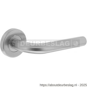 Intersteel 1231 deurkruk Recht Basic op rozet verdekt diameter 53x9 mm RVS - R26000591 - afbeelding 1