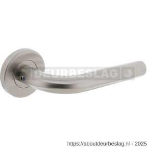 Intersteel Essentials 1270 deurkruk Recht op rozet verdekt diameter 53x8 mm met nokken EN 1906/4 RVS - R26000618 - afbeelding 1