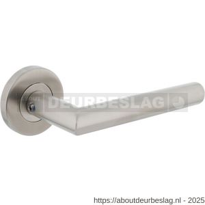 Intersteel Essentials 1272 deurkruk Jura op rozet verdekt diameter 53x8 mm met nokken EN 1906/4 RVS - R26005578 - afbeelding 1