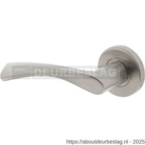 Intersteel 1279 deurkruk gatdeel links Vlinder op rozet verdekt diameter 53x8 mm met nokken EN 1906/4 RVS - R26001617 - afbeelding 1
