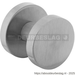 Intersteel 2165 knop plat vast op verdekte rozet diameter 52x10 mm verdekt met M4 bevestiging en stift RVS - R26008549 - afbeelding 1