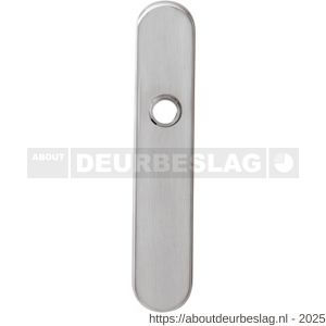 Intersteel 2696 schild ovaal verdekt 220x42 mm WC63/8 mm RVS - R26007646 - afbeelding 1