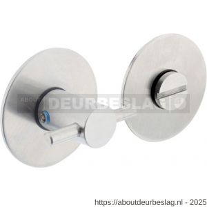 Intersteel 3403 WC-sluiting zelfklevend diameter 55x2 mm met stift 5x5 mm RVS - R26006853 - afbeelding 1