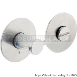 Intersteel Living 3403 WC-sluiting zelfklevend diameter 55x2 mm met stift 8x8 mm RVS - R26006854 - afbeelding 1